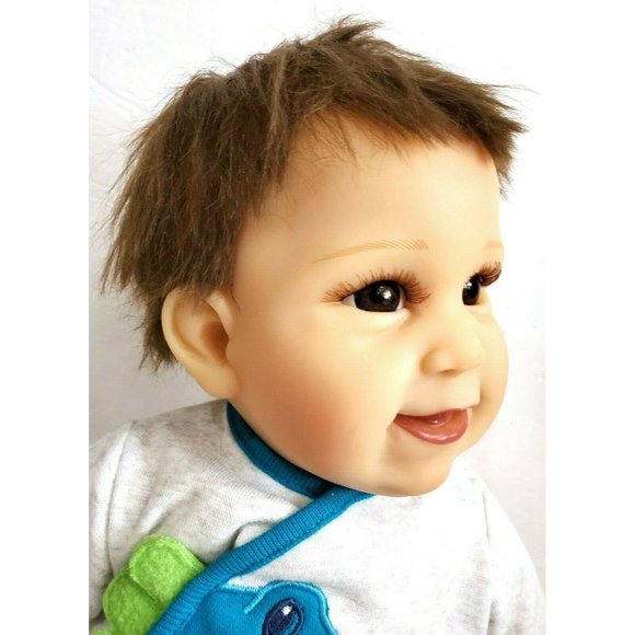RYAN & Rex So Truly Real Lifelike weighted BABY BOY DOLL Ashton Drake ADG NO REX - Picture 5 of 8